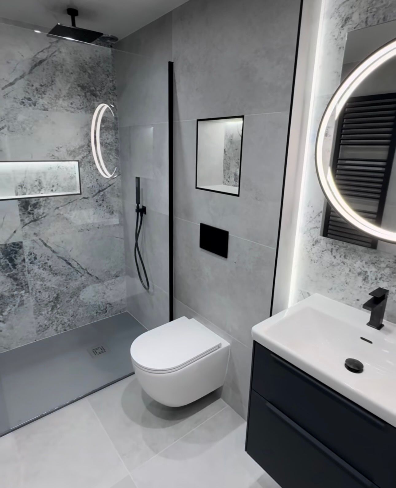 After bathroom remodeling project by Titan Flooring Group